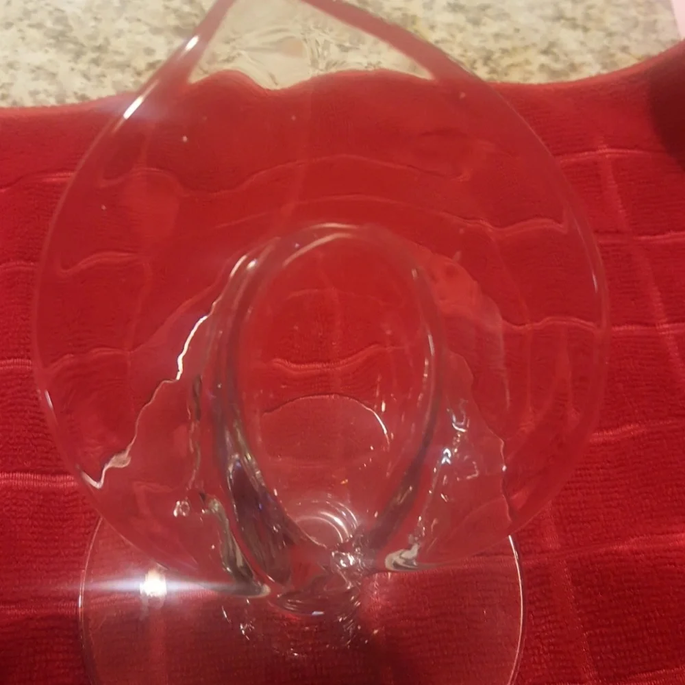 Vintage CaliLilies glass candle holders